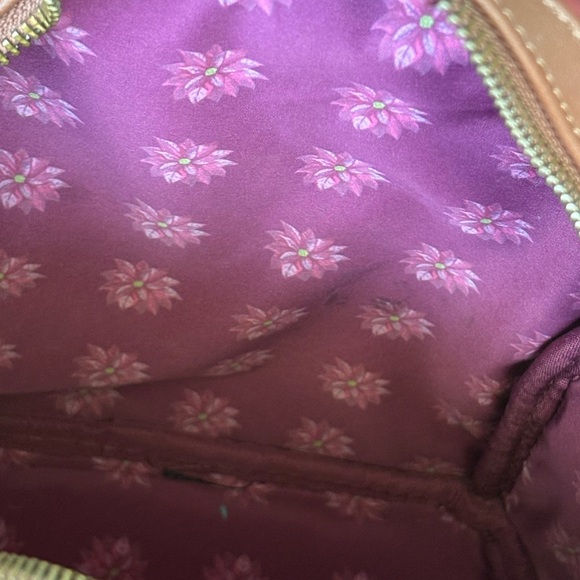 Loungefly Red and Brown Floral Animal Backpack - Picture 6 of 6